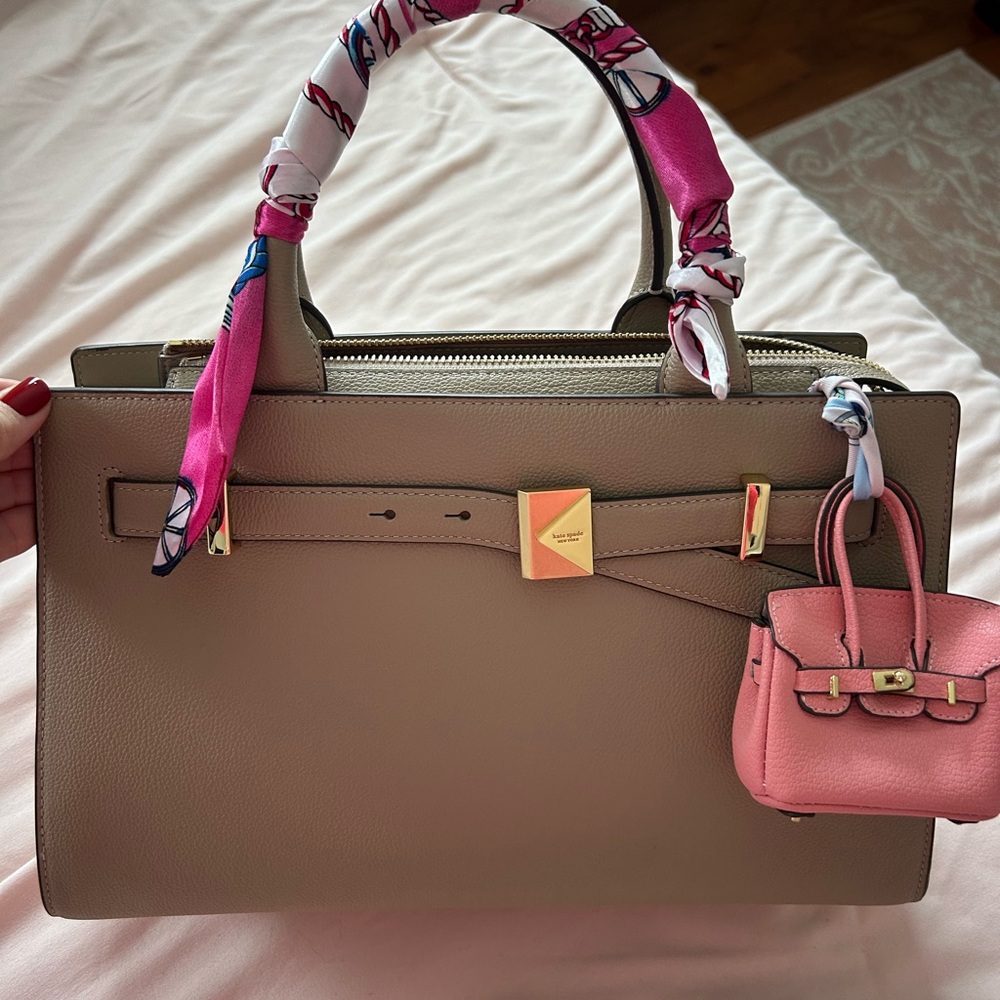 Kate Spade Taupe satchel